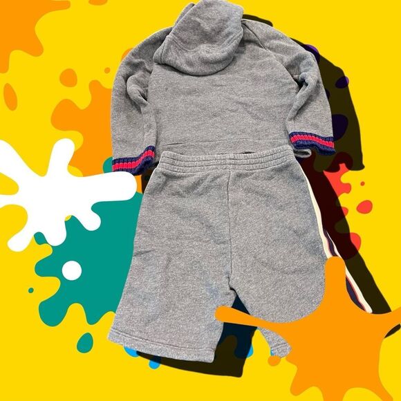 Gucci Kids Gray Sweatpants & Hoodie Set - Picture 3 of 4